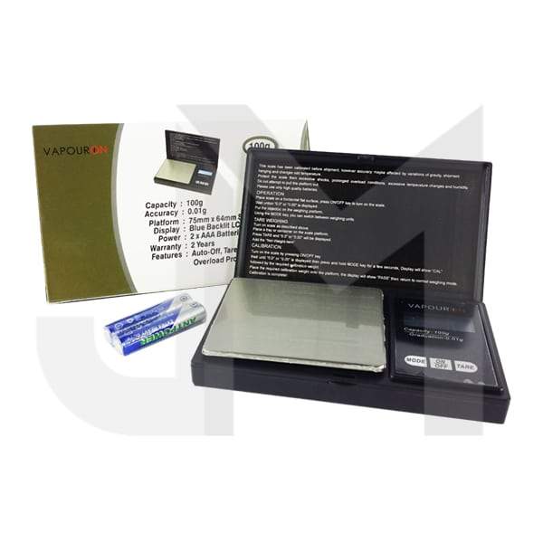 Vapouron Digital 0.01g - 100g Flip Top Scale (P-258 VP)