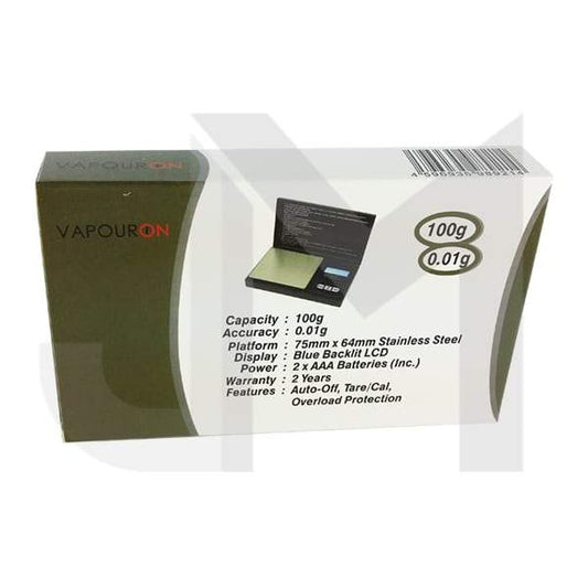 Vapouron Digital 0.01g - 100g Flip Top Scale (P-258 VP)