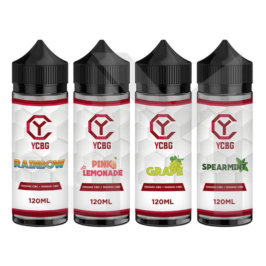 yCBG 1000mg CBD + 1000mg CBG E-liquid 120ml (BUY 1 GET 1 FREE)