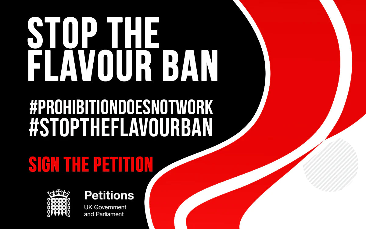 Petition Opposing Flavour Ban in the UK Currently at Over 50,000 Signatures