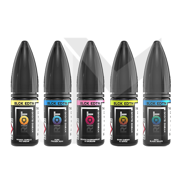 20mg Riot Squad Black Edition V2 Nic Salts 10ml (50VG/50PG)