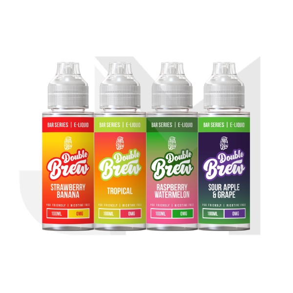 0mg Ohm Brew Bar Series Double Brew 100ml Shortfill (60PG/40VG)