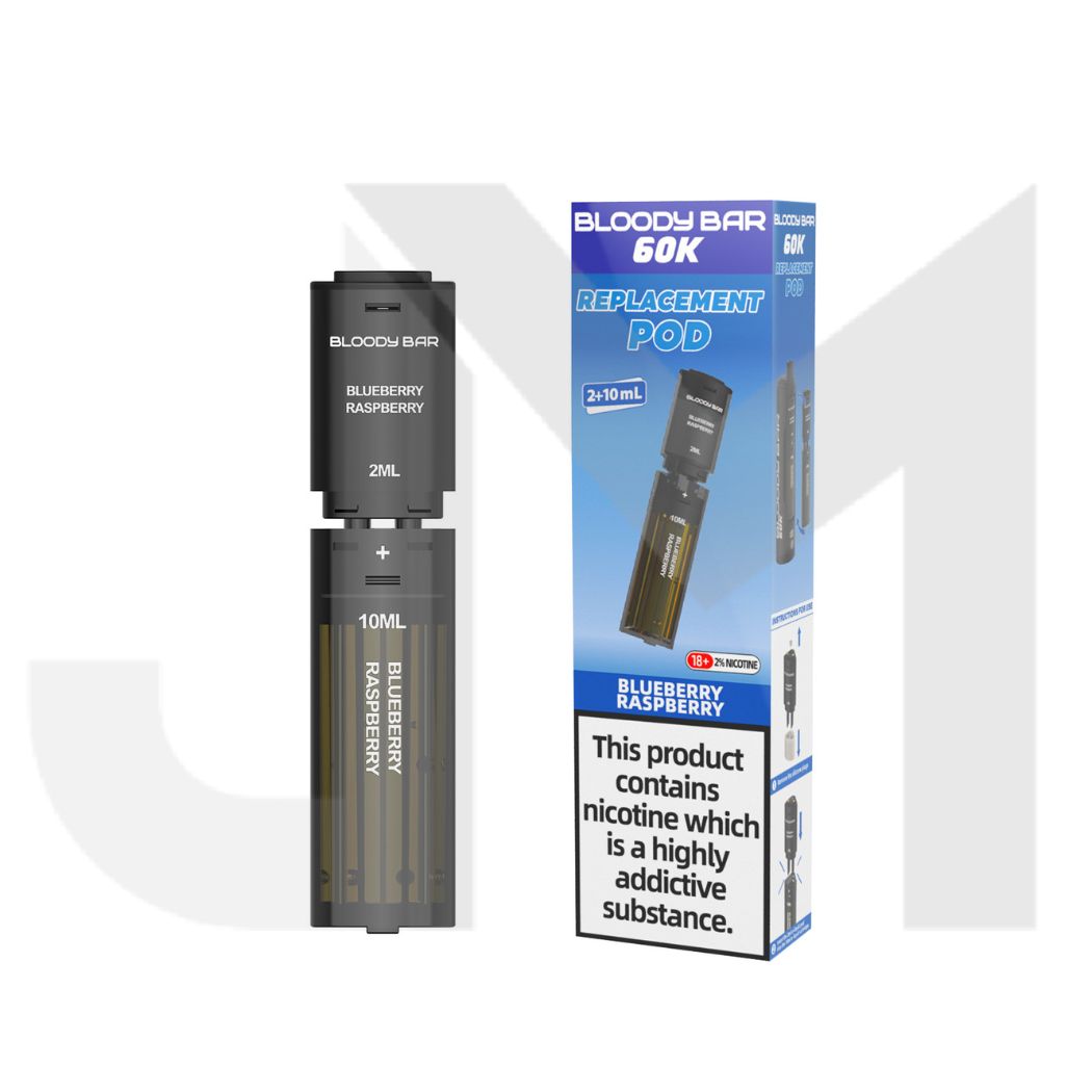20mg Bloody Bar 60K Prefilled Pods 60000 Puffs