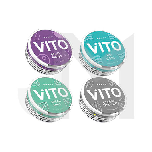 10mg VITO Nicotine Pouches - 20 Pouches