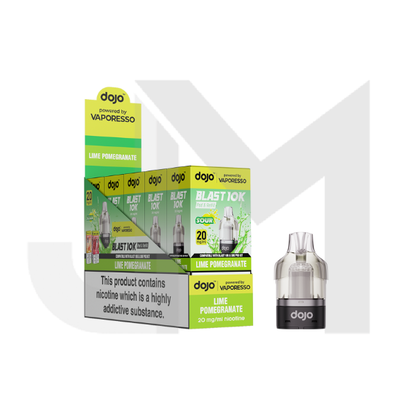 10 x 20mg Vaporesso Dojo Blast 10K Prefilled Pod 10000 Puffs (Buy 10 Pods Get 2 Kits Free)