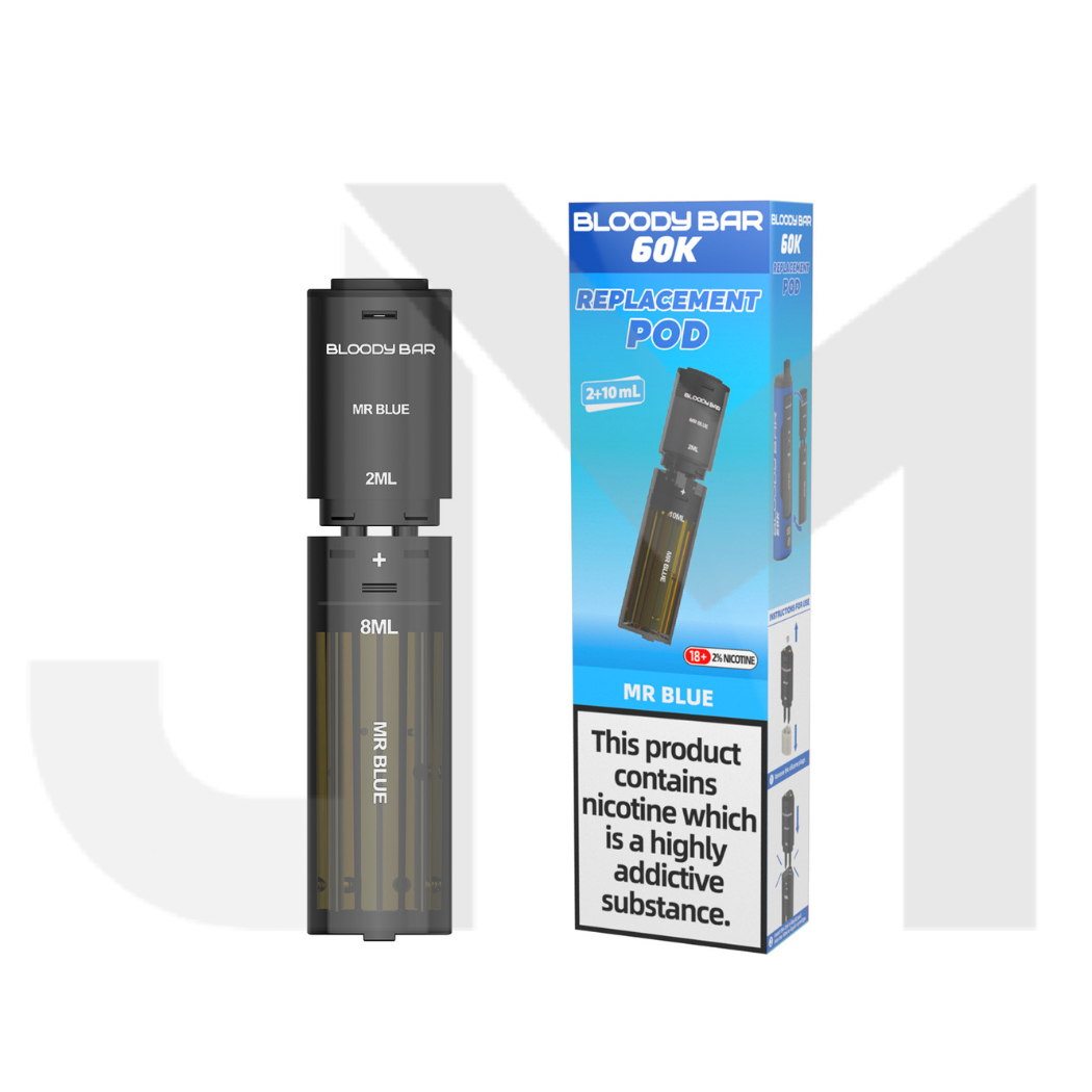 20mg Bloody Bar 60K Prefilled Pods 60000 Puffs