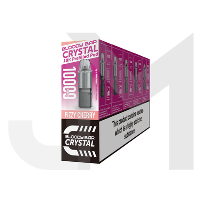 20mg Bloody Bar Crystal 10K Prefilled Pod 10000 Puffs