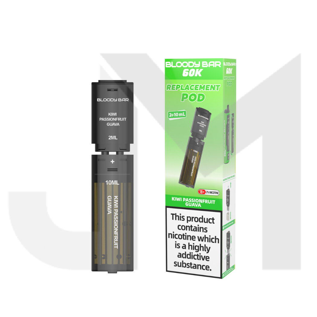 20mg Bloody Bar 60K Prefilled Pods 60000 Puffs