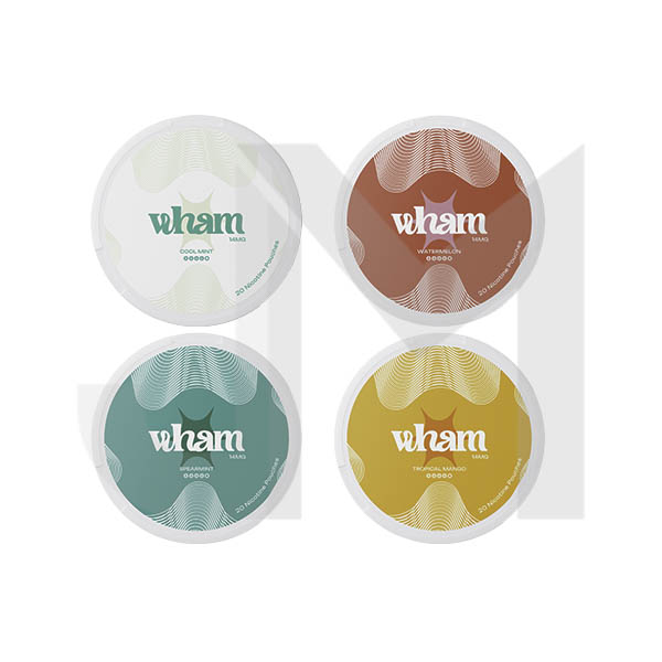 14mg Wham Regular Nicotine Pouch - 20 Pouches