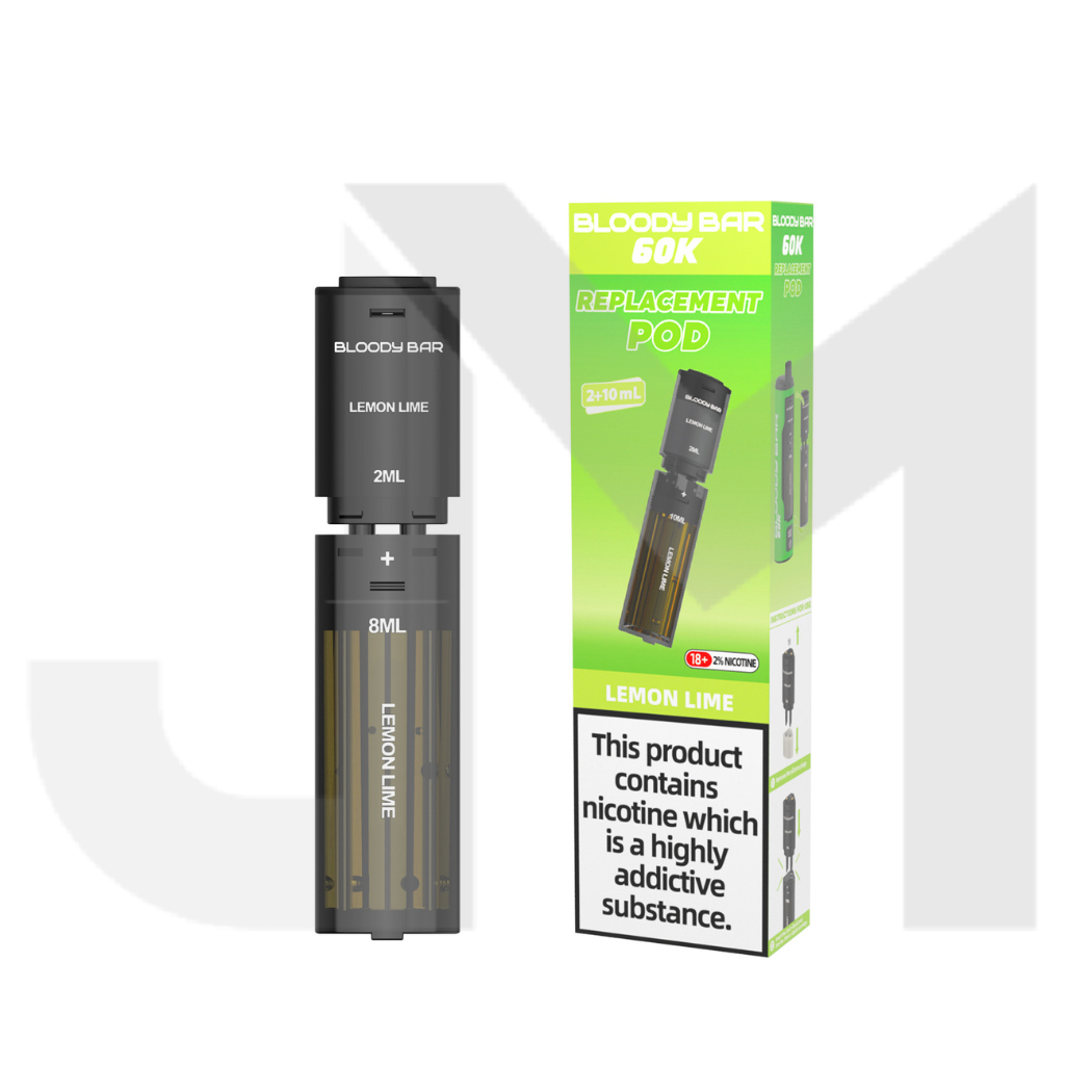 20mg Bloody Bar 60K Prefilled Pods 60000 Puffs