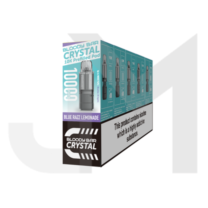 20mg Bloody Bar Crystal 10K Prefilled Pod 10000 Puffs