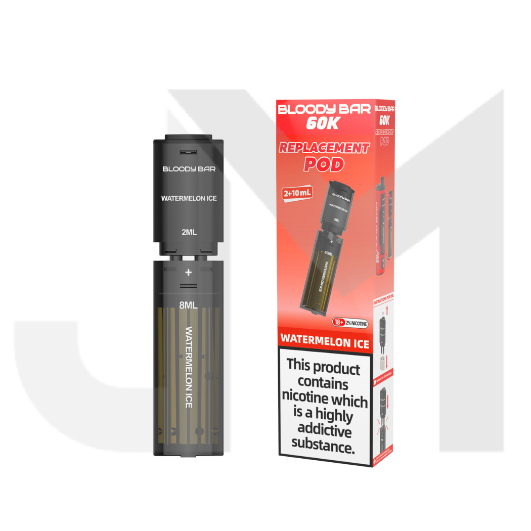 20mg Bloody Bar 60K Prefilled Pods 60000 Puffs