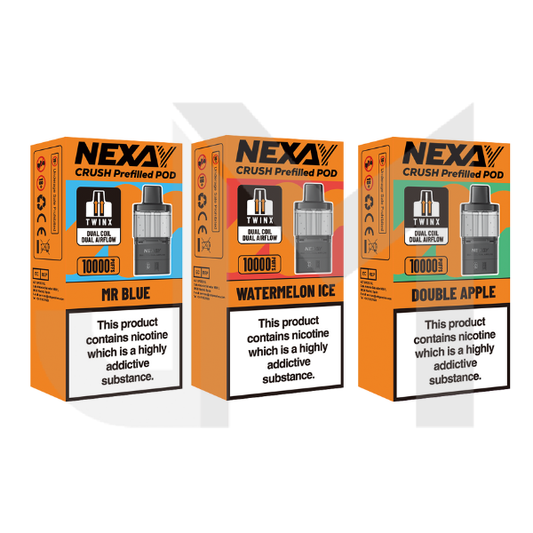 20mg Nexay Crush 10K Prefilled Pod 10000 Puffs - 1 Pc