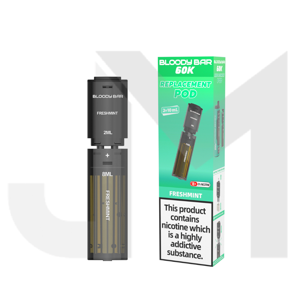 20mg Bloody Bar 60K Prefilled Pods 60000 Puffs