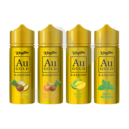 0mg AU Gold By Kingston 100ml Shortfill E-liquid (70VG/30PG)