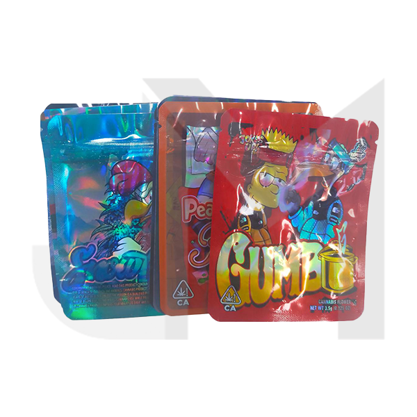 Mylar Gumbo Printed Zip Bag 3.5g Large