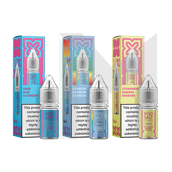 10mg Pod Salt Nexus 10ml Nic Salt (50VG/50PG)