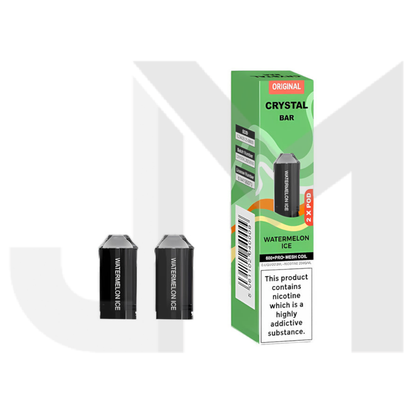 Crystal Bar 600 Prefilled Pod 600 Puffs - 2 Pcs