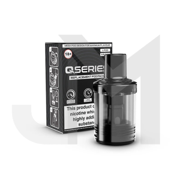 Q series Replacement Pod 2ml - 1 Pc (0.6Ω / 0.8Ω / 1.2Ω)