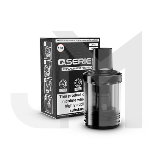 Q series Replacement Pod 2ml - 1 Pc (0.6Ω / 0.8Ω / 1.2Ω)