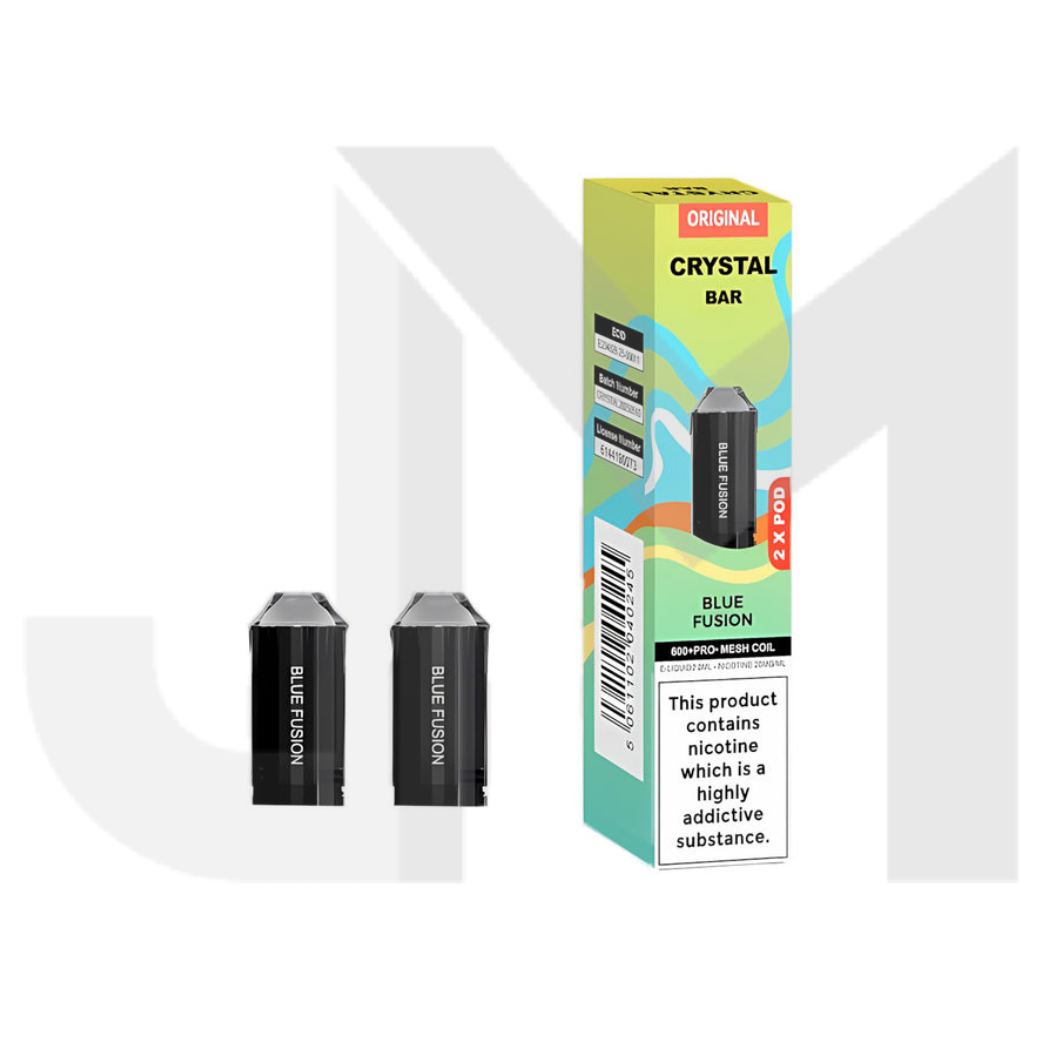 Crystal Bar 600 Prefilled Pod 600 Puffs - 2 Pcs
