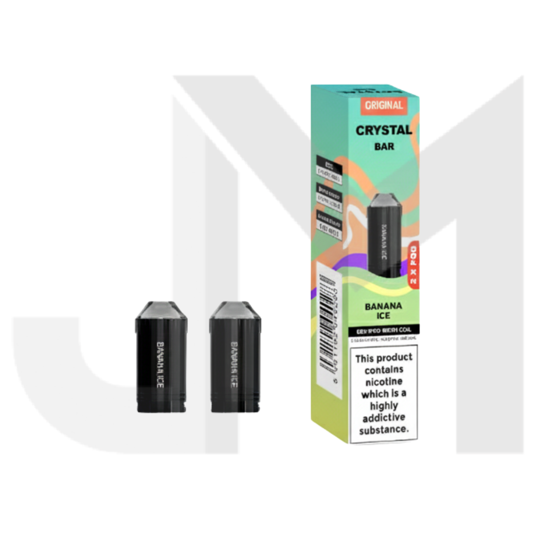 Crystal Bar 600 Prefilled Pod 600 Puffs - 2 Pcs