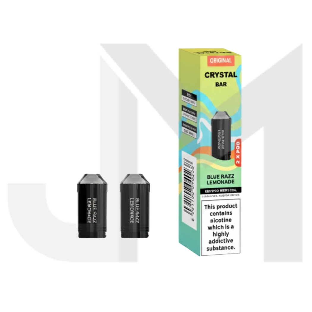 Crystal Bar 600 Prefilled Pod 600 Puffs - 2 Pcs
