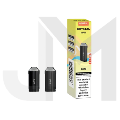 Crystal Bar 600 Prefilled Pod 600 Puffs - 2 Pcs
