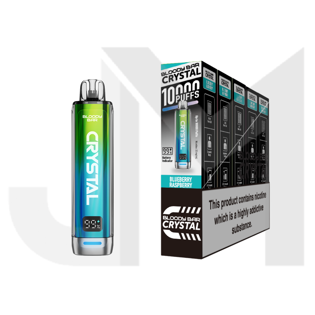 20mg Bloody Bar Crystal 10K Prefilled Pod Vape Kit 10000 Puffs