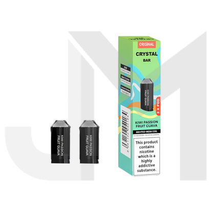 Crystal Bar 600 Prefilled Pod 600 Puffs - 2 Pcs