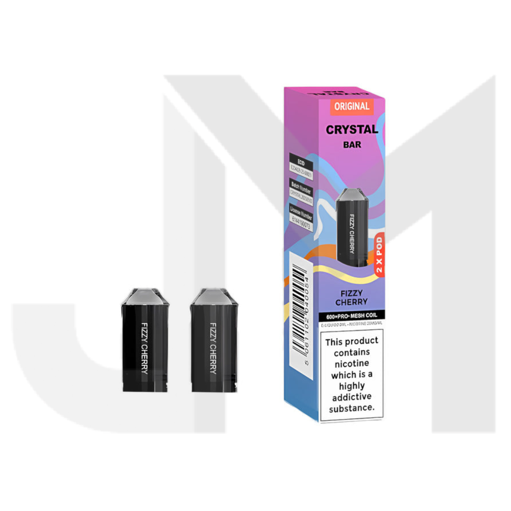 Crystal Bar 600 Prefilled Pod 600 Puffs - 2 Pcs