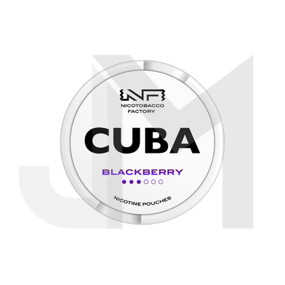16mg CUBA White Nicotine Pouches - 25 Pouches