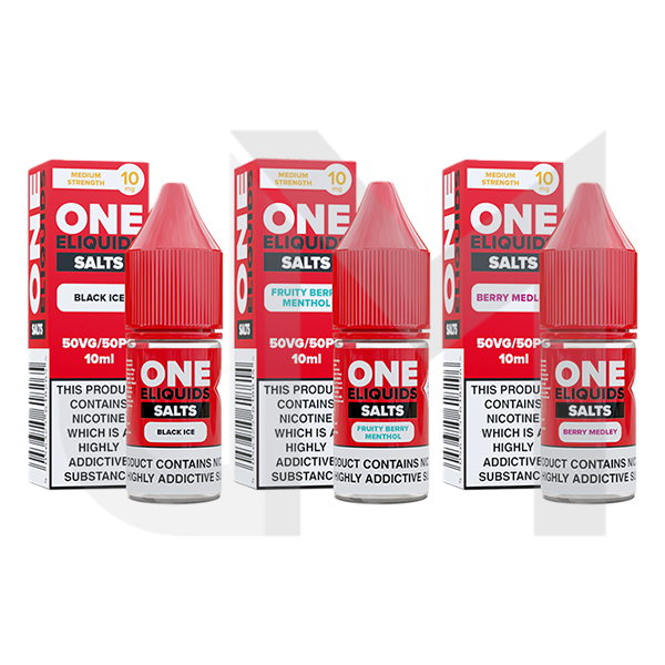 10mg One E-Liquids Flavoured Nic Salts 10ml (50VG/50PG)