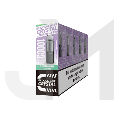 20mg Bloody Bar Crystal 10K Prefilled Pod 10000 Puffs