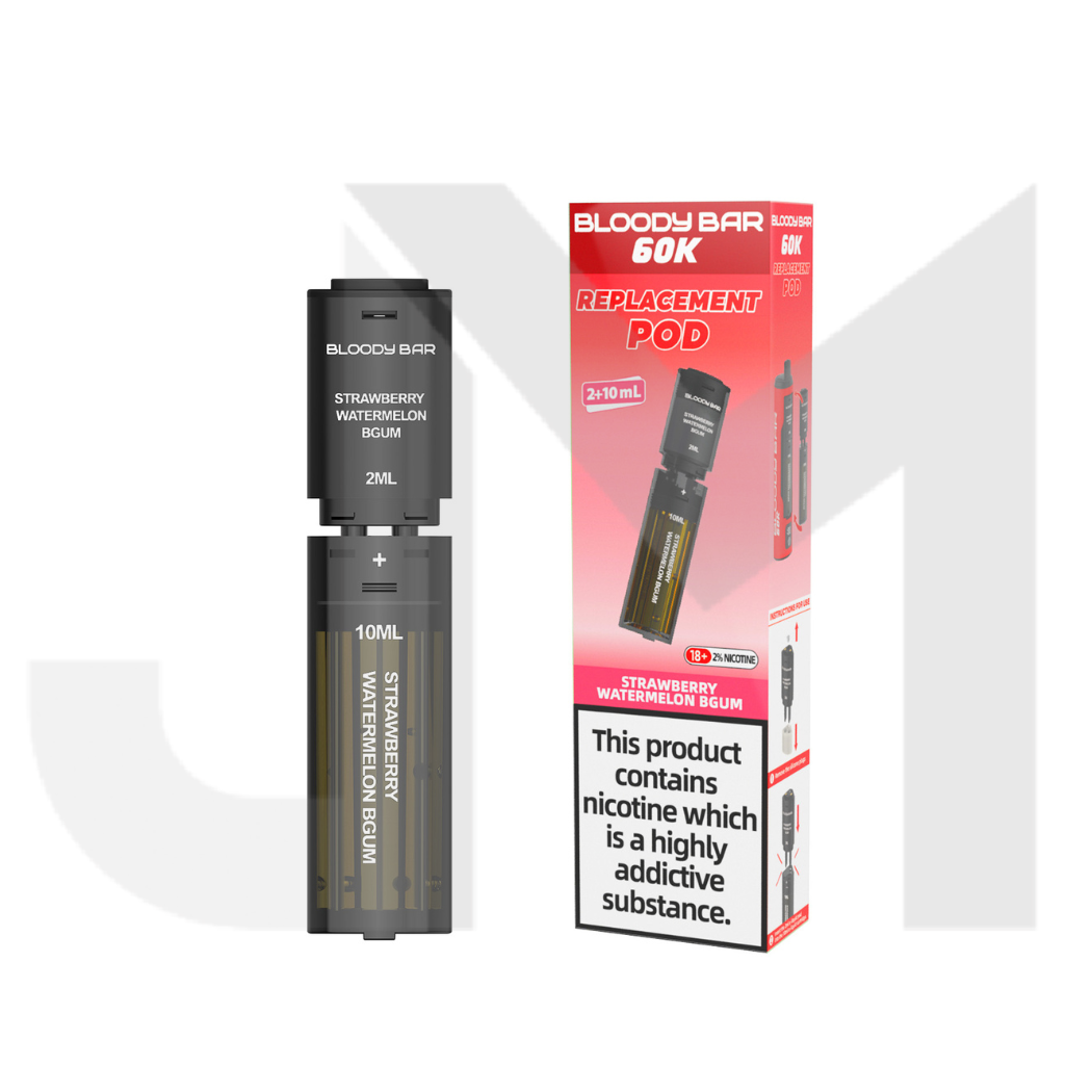 20mg Bloody Bar 60K Prefilled Pods 60000 Puffs
