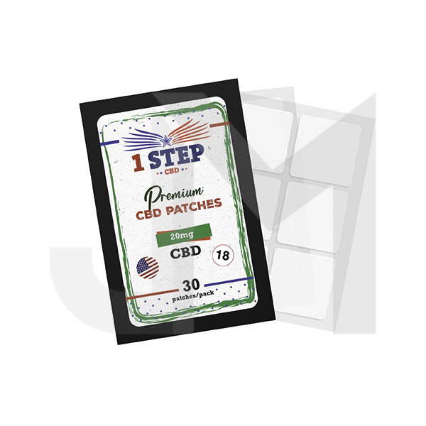 1 Step CBD 20mg CBD Patches