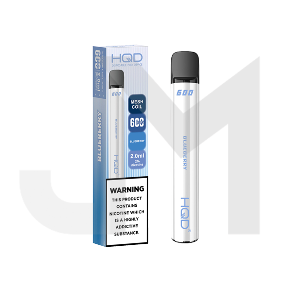 20mg HQD 600 Disposable Vape Device 600 Puffs