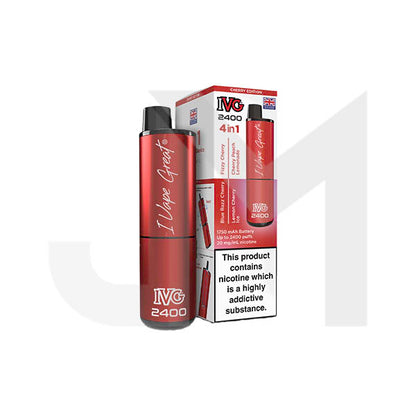 20mg IVG 2400 4 in 1 Multi Edition Rechargeable Pod Vape Kit 2400 Puffs