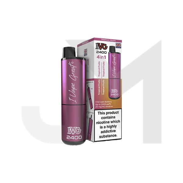 ivg disposable vape 2400 puffs 20mg I VG 2400 Disposable Pod Vape Kit 2400 Puffs