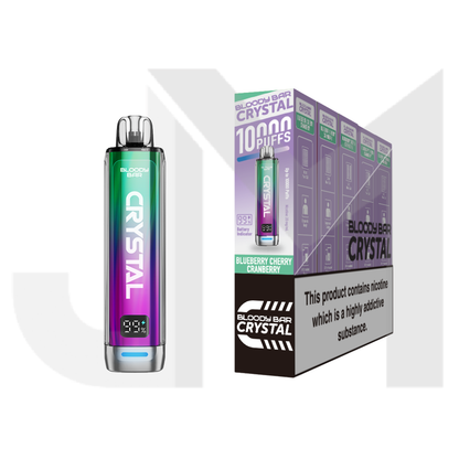 20mg Bloody Bar Crystal 10K Prefilled Pod Vape Kit 10000 Puffs