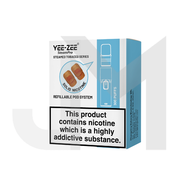 20mg Yee-Zee SteamPro Refillable Pod 300 Puffs + PG/VG Base