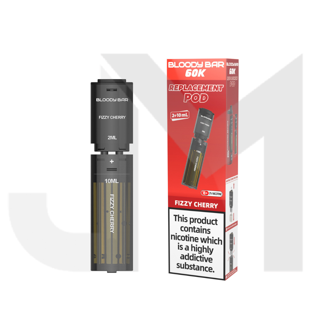 20mg Bloody Bar 60K Prefilled Pods 60000 Puffs