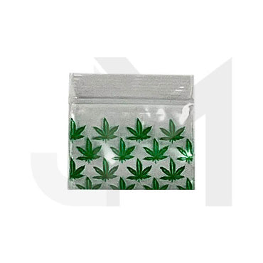 Zipper Branded 35mm x 25mm Leaves Bags