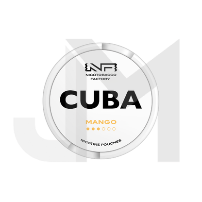 16mg CUBA White Nicotine Pouches - 25 Pouches