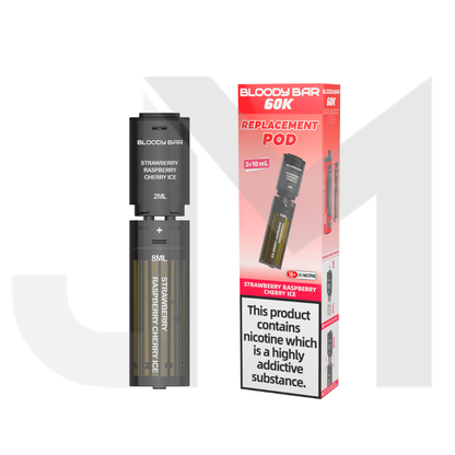 20mg Bloody Bar 60K Prefilled Pods 60000 Puffs
