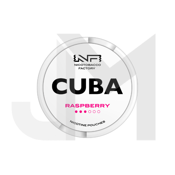 16mg CUBA White Nicotine Pouches - 25 Pouches
