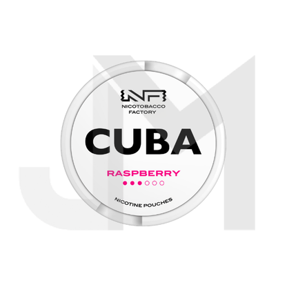 16mg CUBA White Nicotine Pouches - 25 Pouches