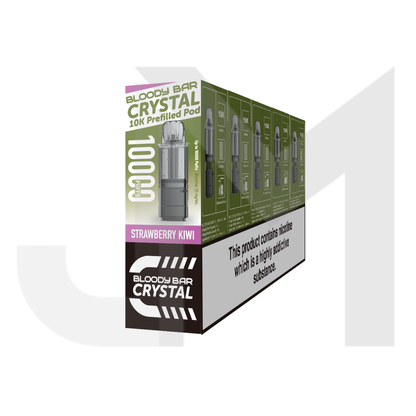 20mg Bloody Bar Crystal 10K Prefilled Pod 10000 Puffs