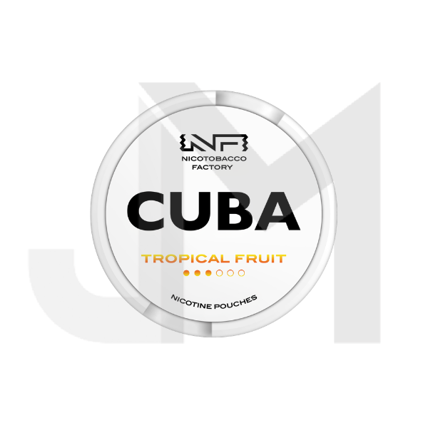 16mg CUBA White Nicotine Pouches - 25 Pouches