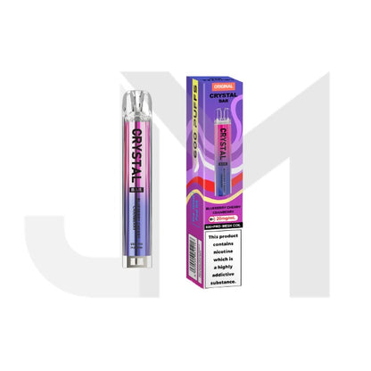 20mg Crystal Bar Original 600 Prefilled Pod Vape Kit
